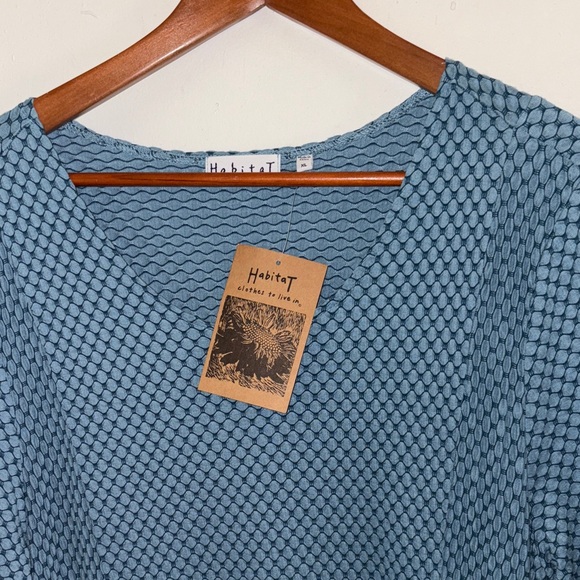 Habitat Sky Blue Textured Sweater - Picture 1 of 8